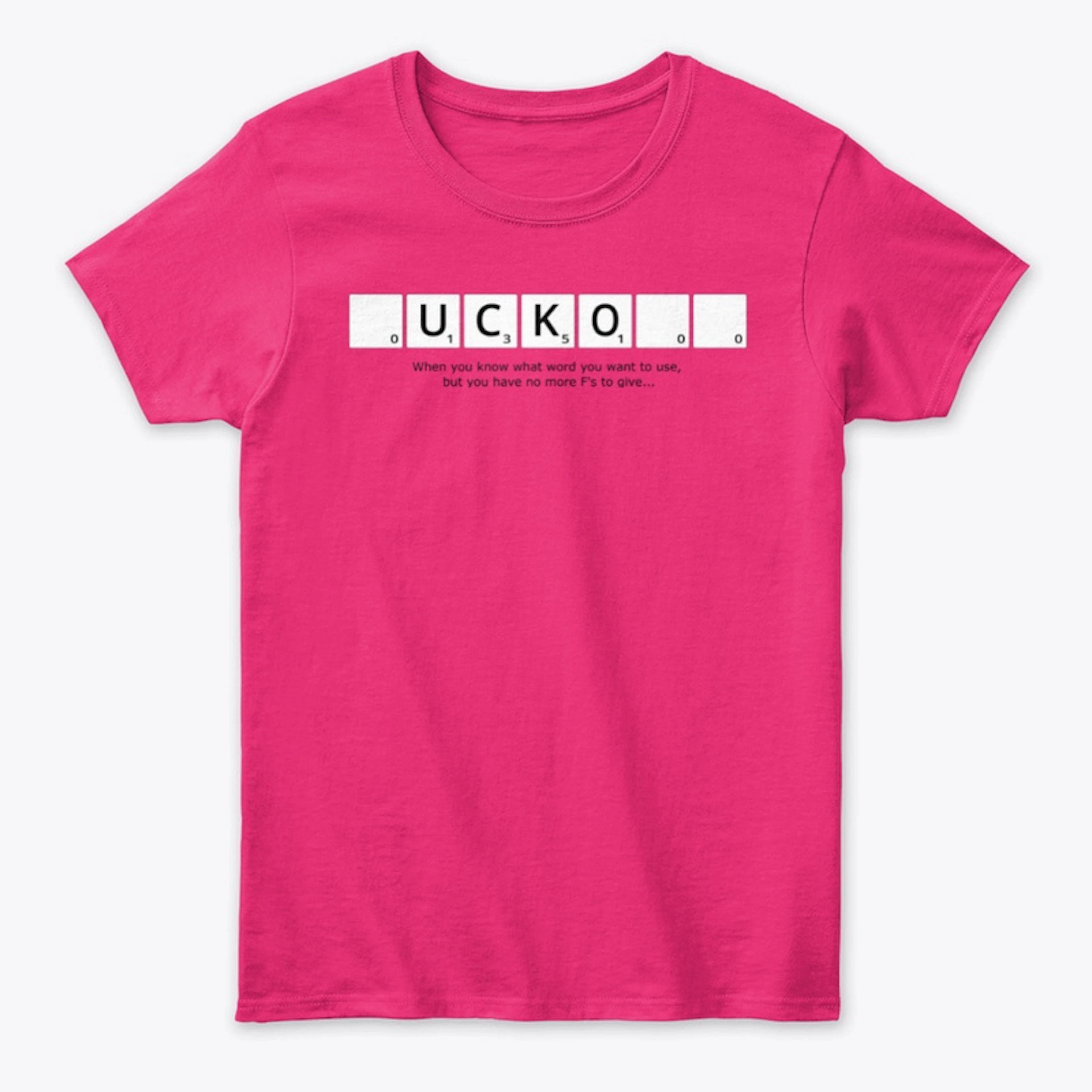 Womens _UCKO__ Scrabble Shirt