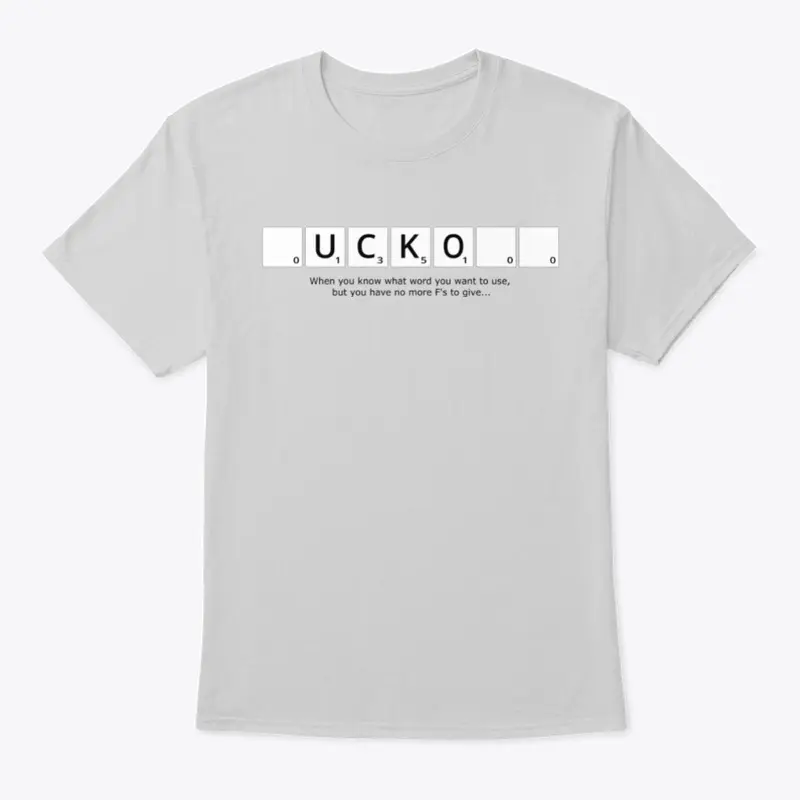 Mens _UCKO__ Scrabble Shirt